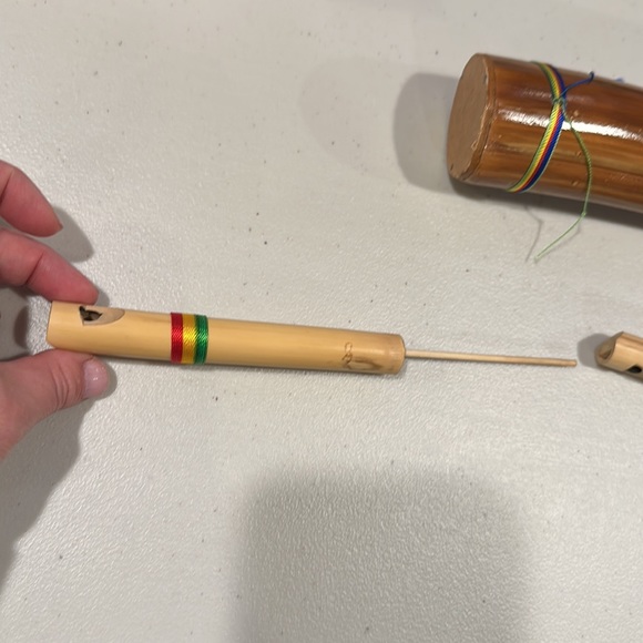 Bundle of 5 instruments. Rainmaker. Slide whistle. Whistle, flute, and recorder - Picture 5 of 9
